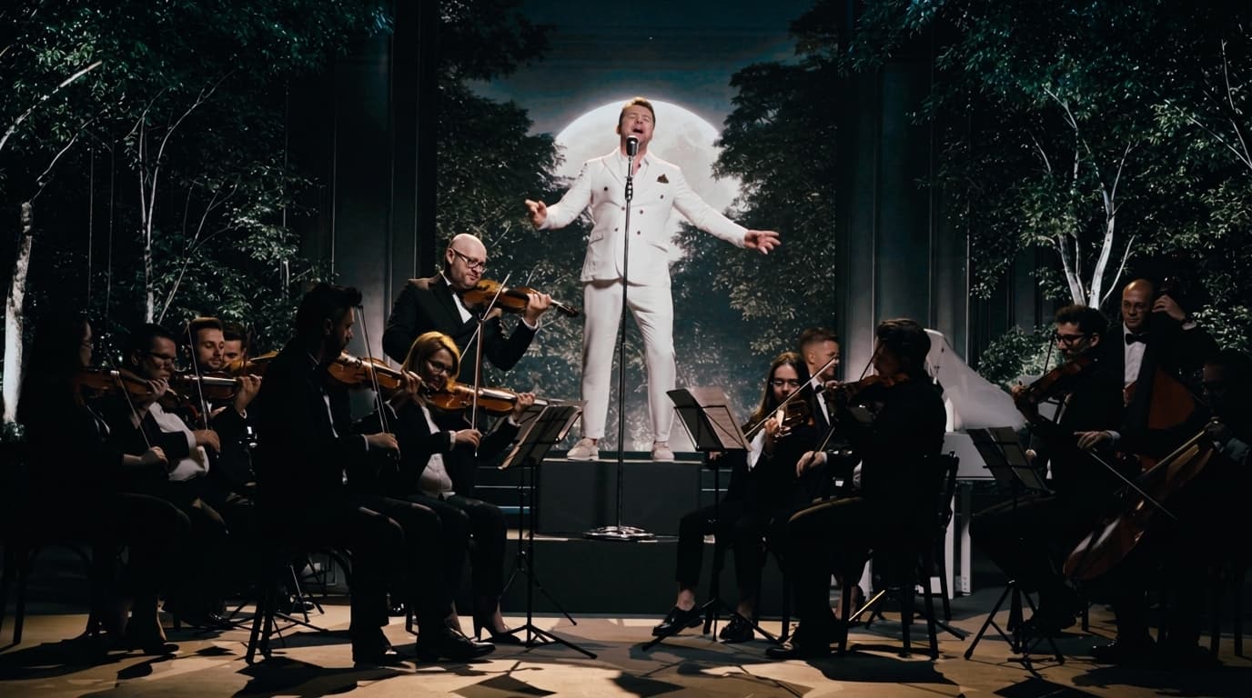 Ansamblu cameral SymphoNote alături de solist, într-un cadru intim